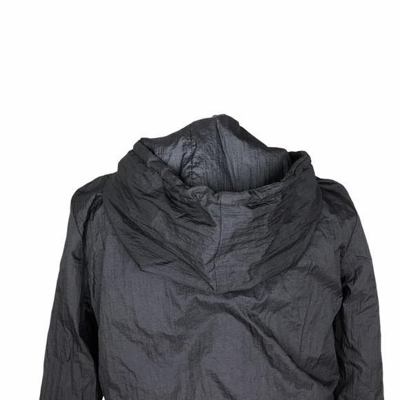 American Apparel black cropped windbreaker jacket medium - Picture 9 of 13